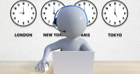 customer service desk