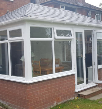 Solid conservatory roof in woodsmoor, stockport