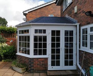 new solid conservatory roof in Bramhall