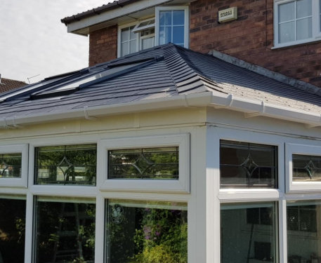 new solid conservatory roof in Bramhall