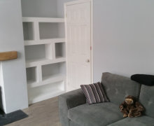 Built in alcove shelving in Stockport