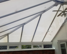 old solid conservatory roof in Bramhall