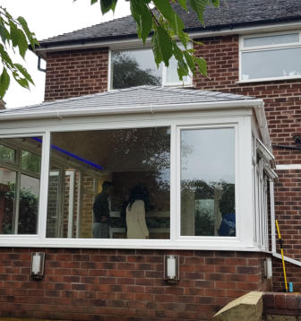 new solid conservatory roof in Audenshaw