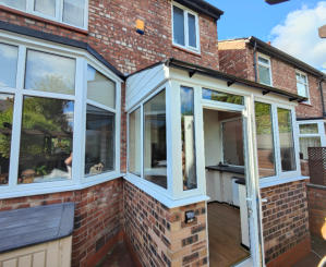 new solid conservatory roof in Edgerley