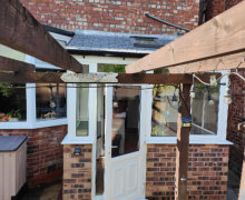 new solid conservatory roof in Edgerley