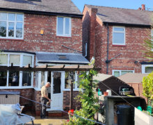 new solid conservatory roof in Edgerley