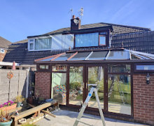 old conservatory roof Stockport.