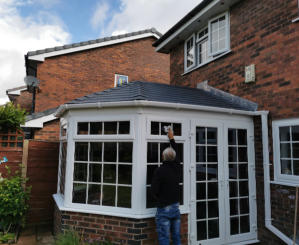 new solid conservatory roof in Stockport