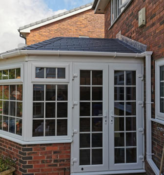 new solid conservatory roof in Stockport